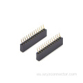Conector hembra de 1,27 mm Sencillo H4,3 mm 13P